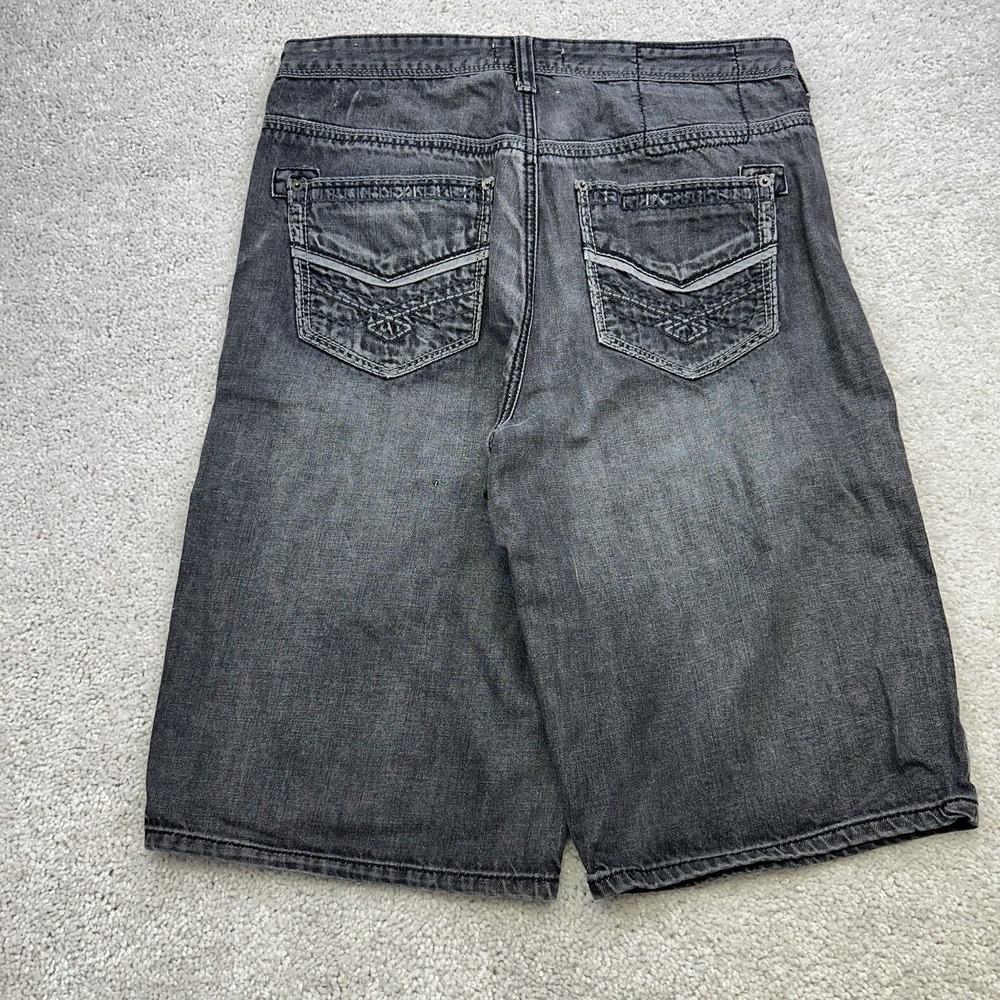 Route 66 Denim Shorts Mens Size 34 Pockets Relaxed Fit Bermuda Y2K Baggy Skater